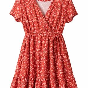 Floral Wrap Dress